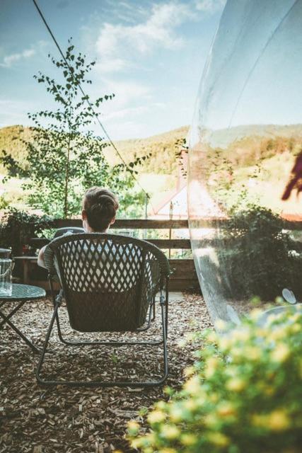 Living Timeless- Bubble Tent Elzach- Schlafen Unterm Sternenhimmel Елзах Екстериор снимка