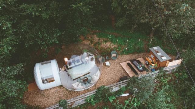 Living Timeless- Bubble Tent Elzach- Schlafen Unterm Sternenhimmel Елзах Екстериор снимка