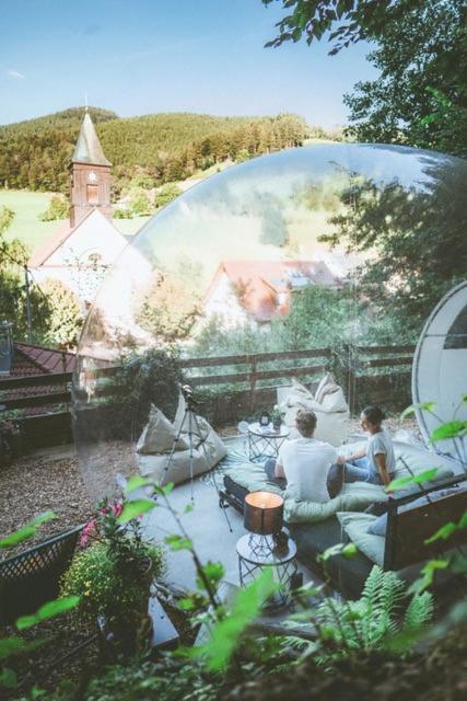 Living Timeless- Bubble Tent Elzach- Schlafen Unterm Sternenhimmel Елзах Екстериор снимка