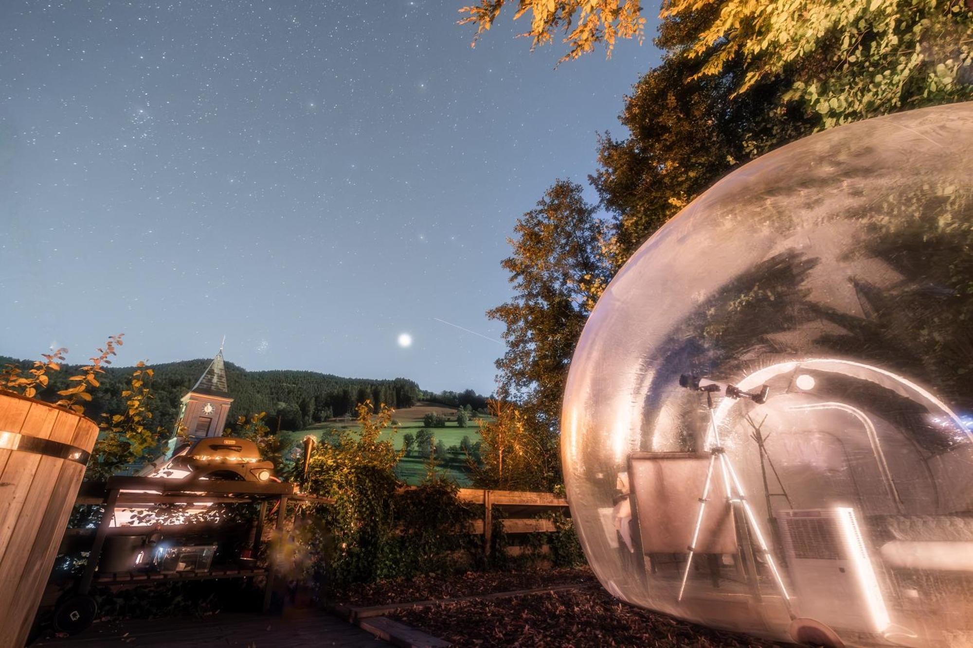 Living Timeless- Bubble Tent Elzach- Schlafen Unterm Sternenhimmel Елзах Екстериор снимка
